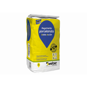 Adhesivo Porcelanato DA STD Weber 25 kg