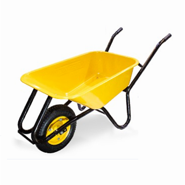 Carretilla Concretera 90l Amarilla