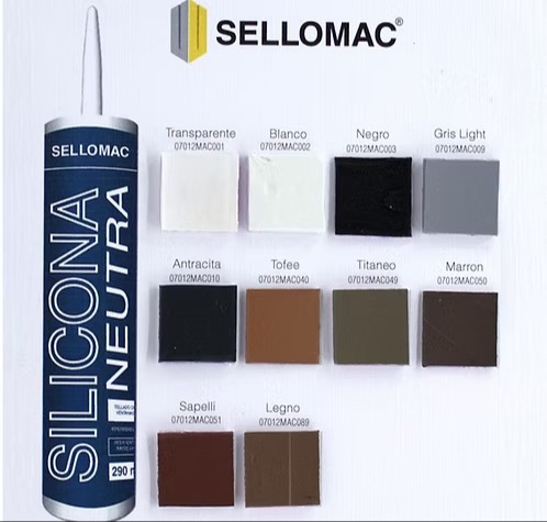 Silicona Neutra Toffee 280ml Sellomac